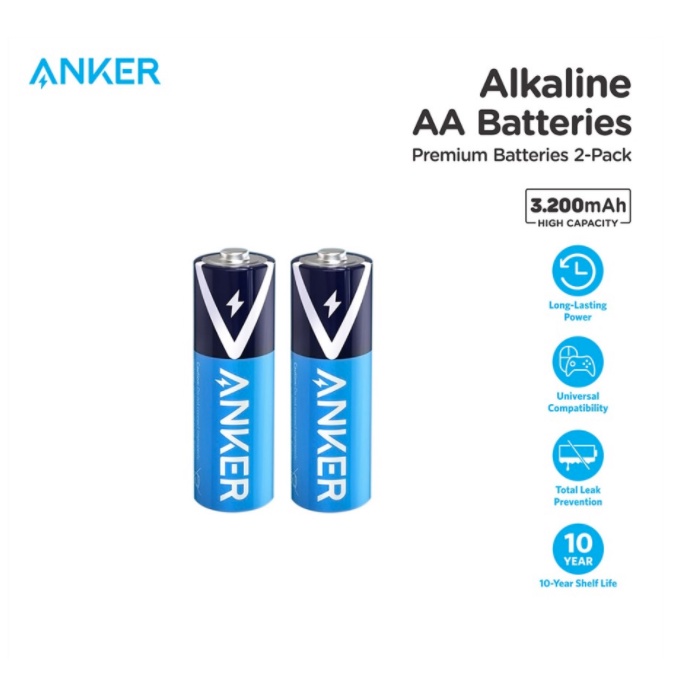 Baterai Anker Battery Anker Alkaline AA - B1810