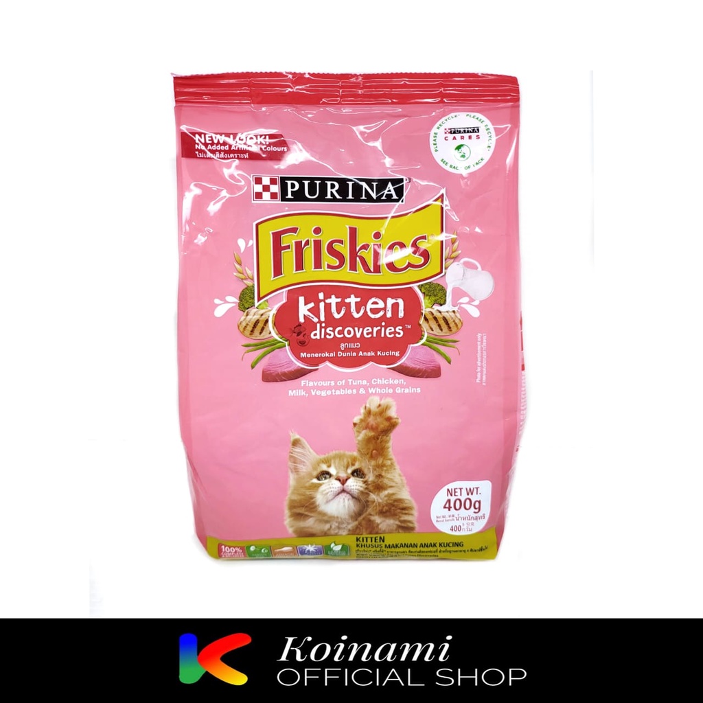 FRISKIES 400gr fresh pack KITTEN DISCOVERIES / Makanan Kucing / cat food / dra food / pet