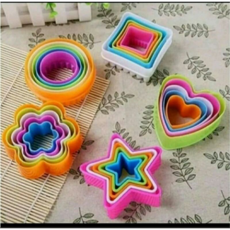 

Ring cuter cookies plastik motip bintang