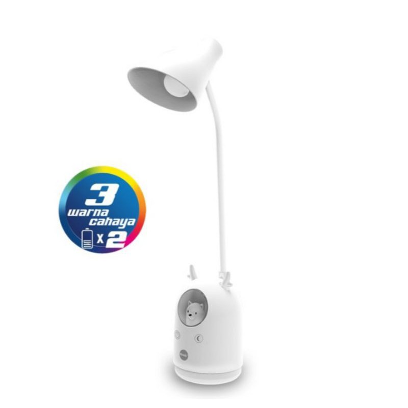 AOKI Lampu Belajar Sentuh Dual Baterai ak 6105 prelove