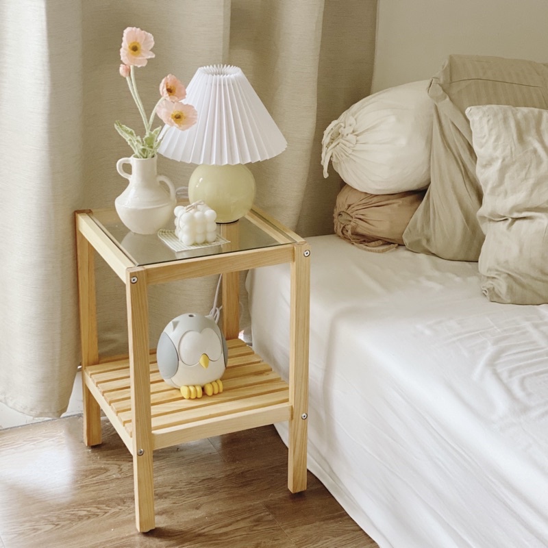 Jual HANSSEM KOREAN BEDSIDE TABLE Nakas Kayu Meja Nakas Rak Dekorasi