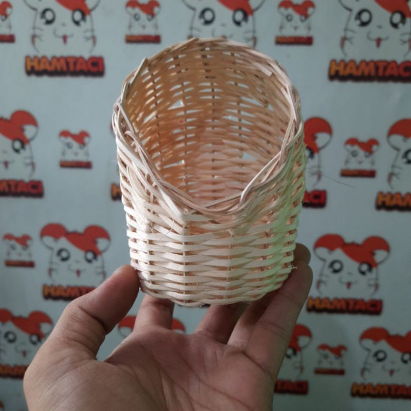 RUMAH HAMSTER ANYAMAN ROTAN BY HAMTACI