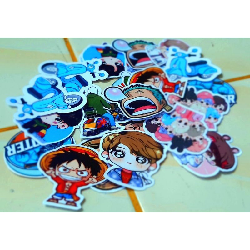 

STIKER KPOP/ANIME/CUSTOM TUMBLR 40pcs