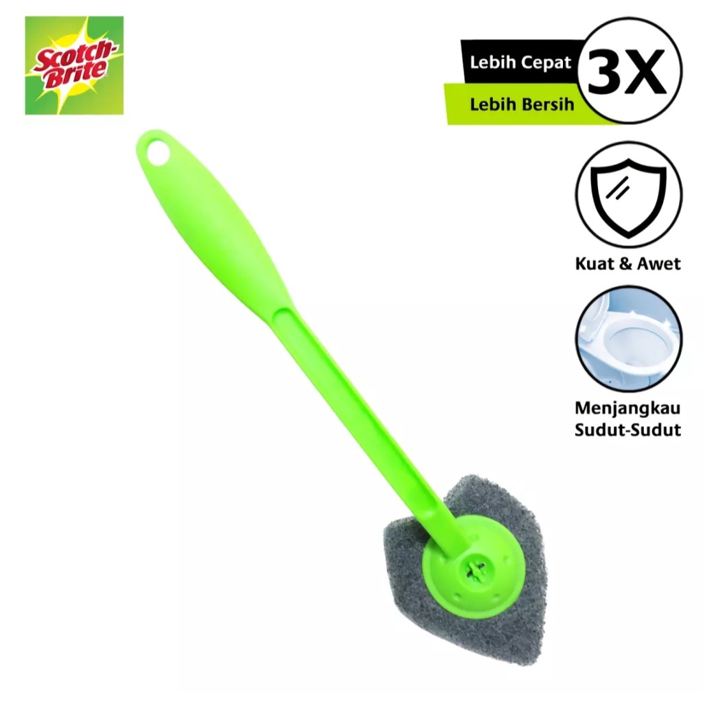 3M Scotch Brite Sikat Toilet Duduk Ergonomis Scrubber 3M-ID-55