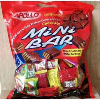Jual Apollo Mini Bar Chocolate 50pcs Mini Bar Apollo Cokelat HALAL ...
