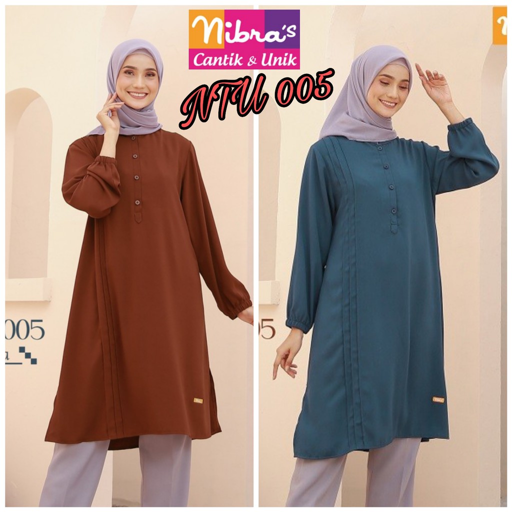 Tunik NIBRAS  NTU 005 NIBRAS ORI NIBRAS TUNIK ATASAN WANITA