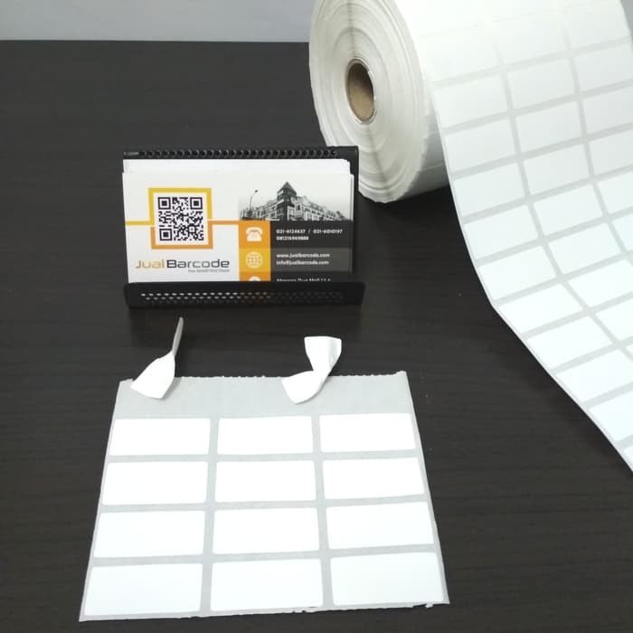 

LABEL BARCODE 33mm X 15mm KERTAS STICKER TAHAN LAMA - ANTI SOBEK