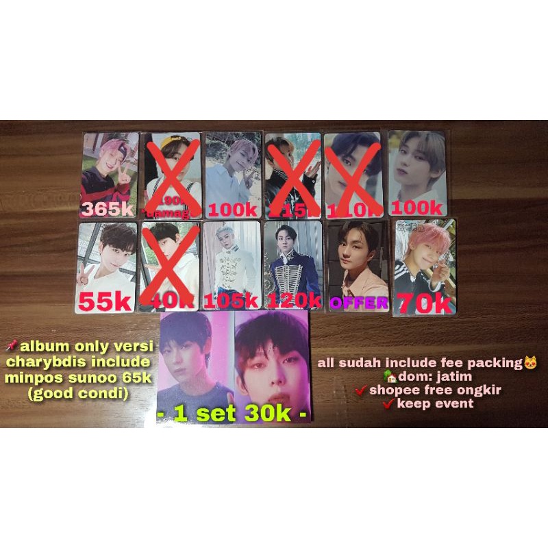 PC ENHYPEN Fleet Jungwon Japan Lucky Draw LD Hybe Sunoo KPOP READY STOCK jungwon boneka sunghoon ess