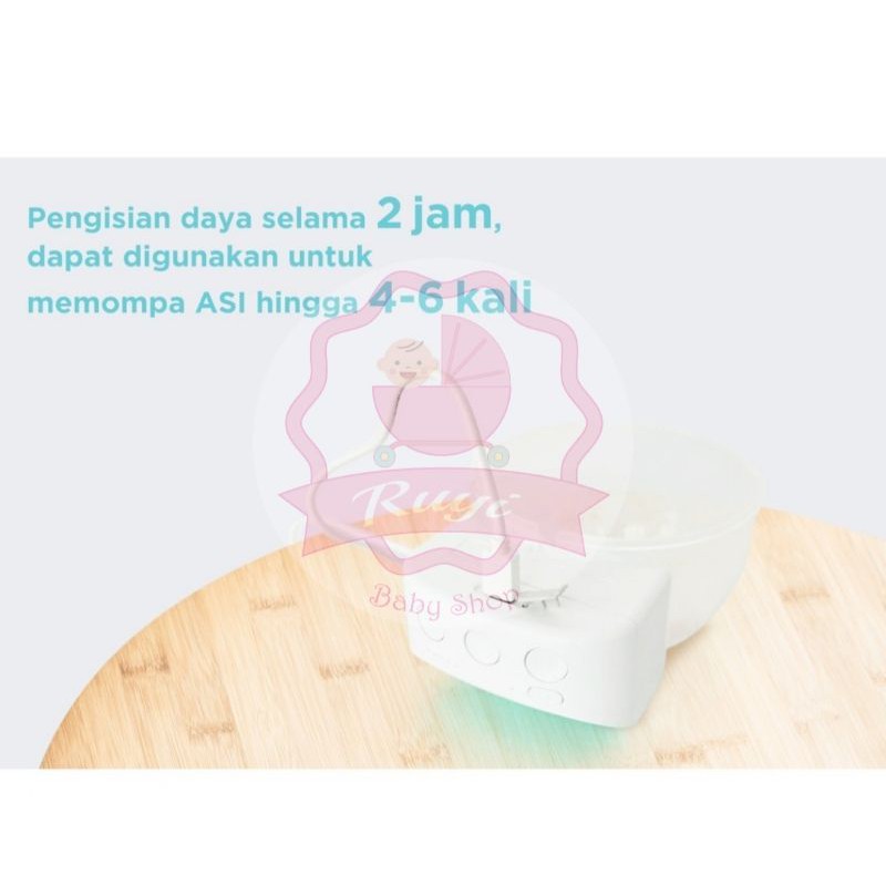 [READY STOCK] MOOIMOM Hands Free Wireless Electric Breast Pump - Pompa ASI