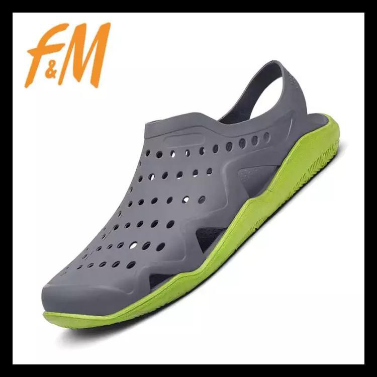 Promo Murah Sepatu Cowok Pria Karet Like Crocs Swiftwater Cuci Gudang