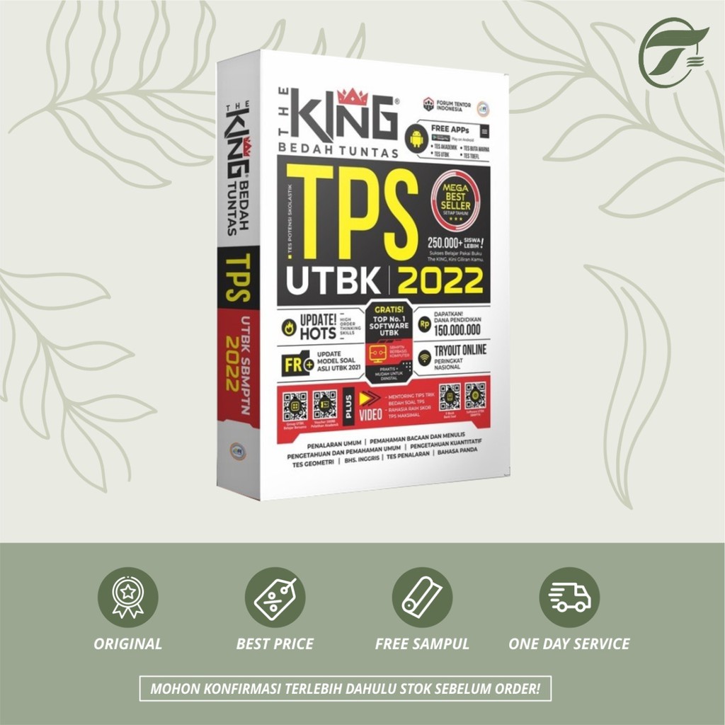 The King Bedah TPS UTBK 2022 (Forum Edukasi) Shopee Indonesia