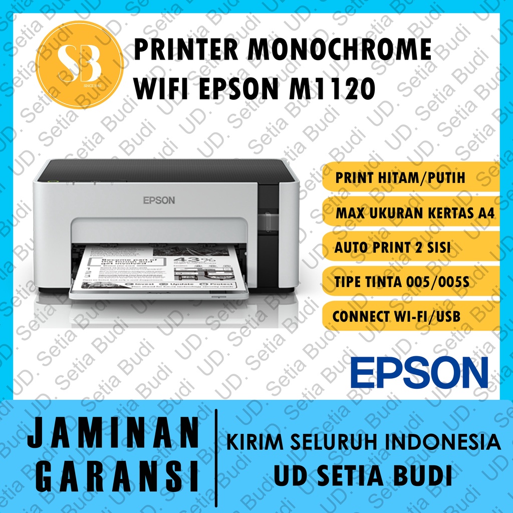 Printer EPSON M1120 Monochrome Wi-Fi - EPSON M1120 Ink Tank Printer