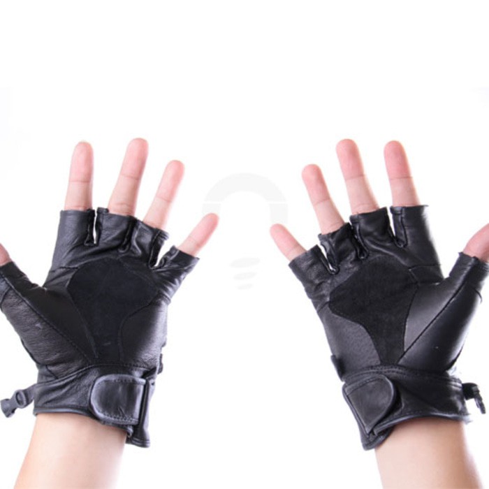 Sarung Tangan Kulit Batok Motor Kulit Domba Asli Glove Half Protector / SARUNG TANGAN MOTOR