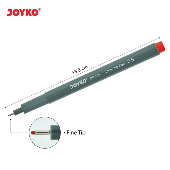 

Pendrawing- Drawing Pen Pena Gambar Joyko Dp-298S-059C 1 Set 9 Warna -Drawing-Pen.