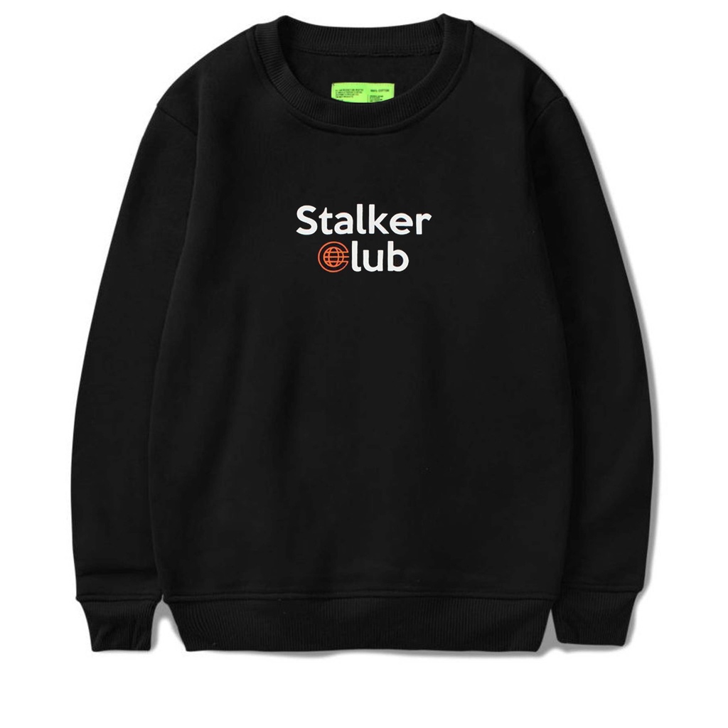 Stalker Sweater Crewneck - No Place For The Loser Hitam