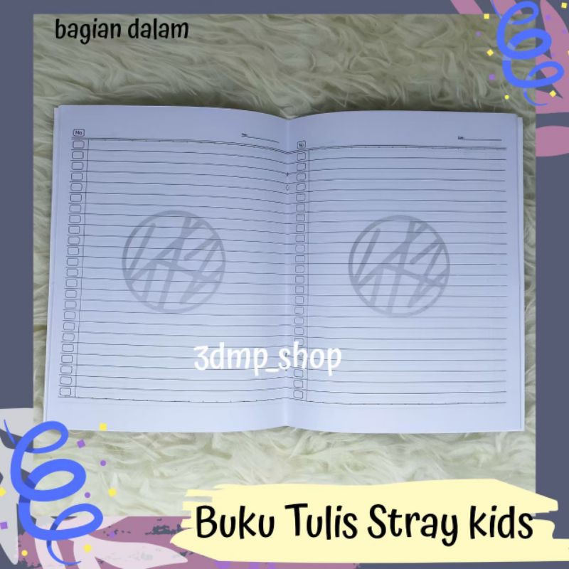 Buku tulis notes note stray kids levanter yellow woods