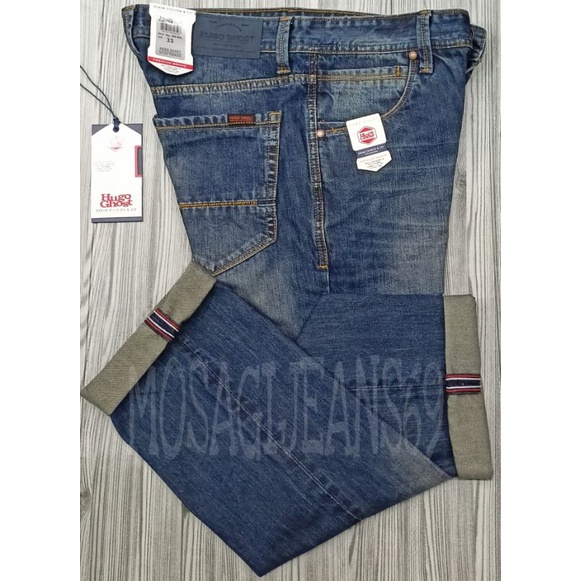 CELANA JEANS PANJANG PRIA HUGOGHOST 33-38 REGULER PREMIUM