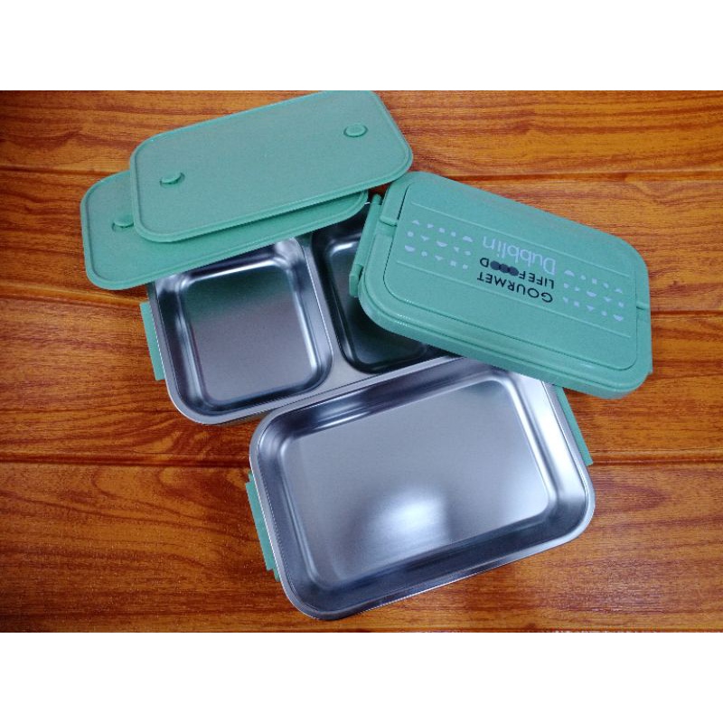 Dubblin Duplex Lunch Box 2 susun / Tempat makan Dubblin Stenliess