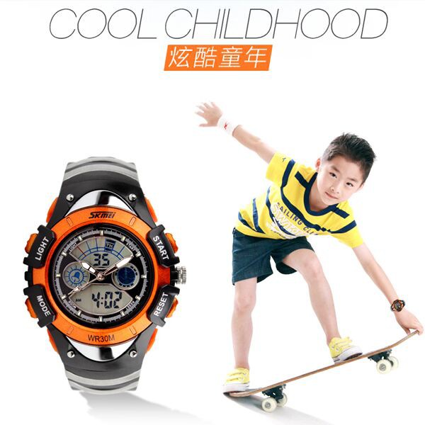 Jam Tangan Anak - AD0998 - EMWS59OR Orange - SKMEI