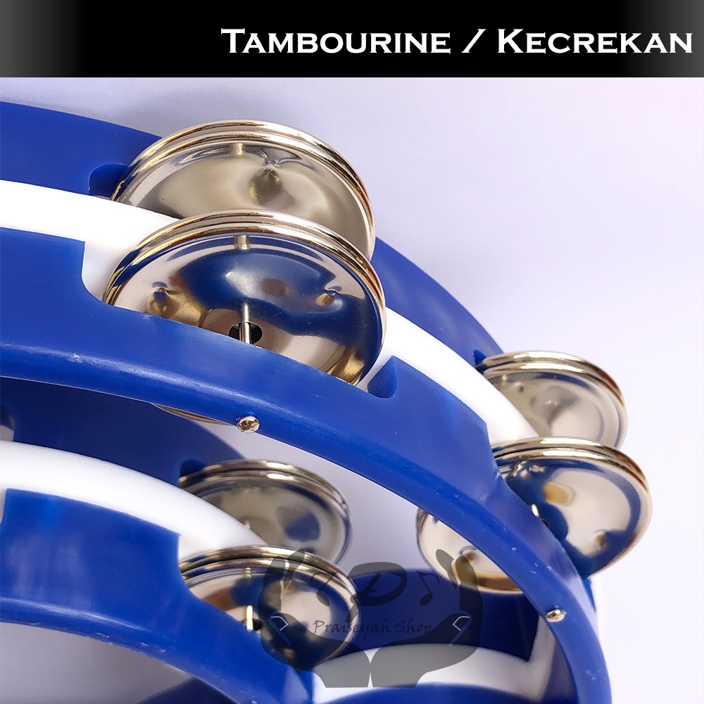 Tamborin Kecrekan Double Head Tambourine Perkusi