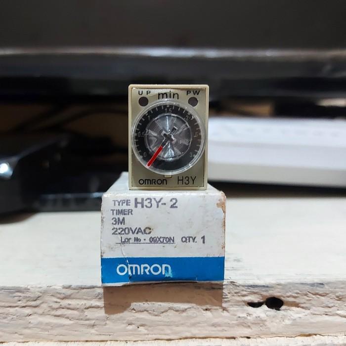 Timer Timer Omron H3Y-2 3M 220Vac Original H3Y2