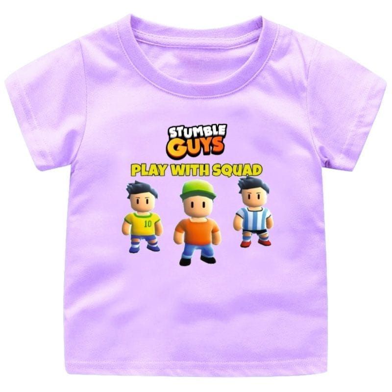 BAJU  STUMBLE GUYS(play with squad)ANAK CEWEK-COWOK 1-12TAHUN BAJU VIRAL STUMBLE GUYS