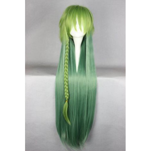 Wig MCoser Green / Hijau Mixed 100 cm - 067-B - Amnesia - Ukyo