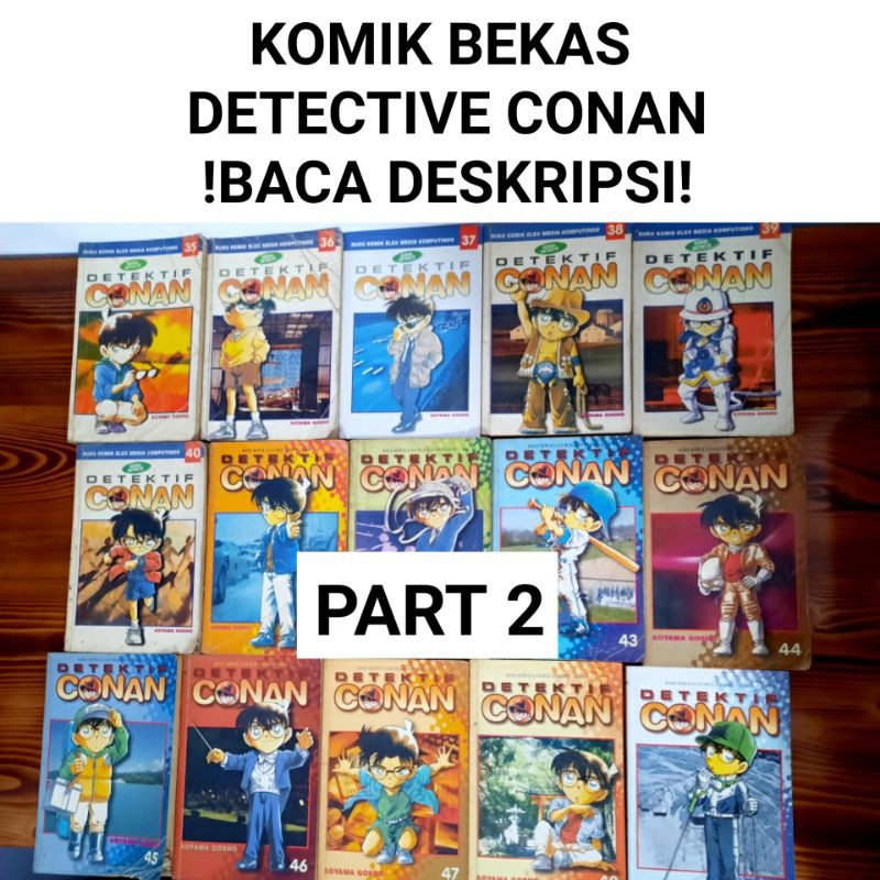 Komik Bekas Detective Conan Part 2 Komik Preloved Murah Baca Deskripsi Shopee Indonesia
