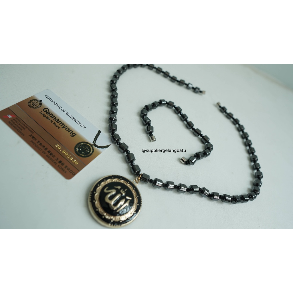 PROMO Kalung magnetic LAFAZ GOLD kait GANNAMYONG sertifikat ktp brosur