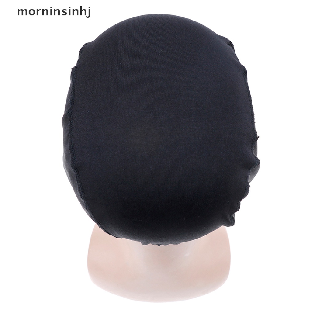 Mor Topi Jaring Lace Bahan Spandex Warna Hitam Untuk Wigrambut Palsu