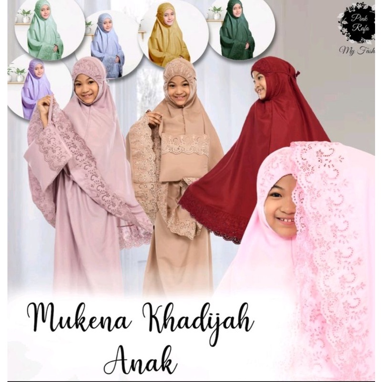 MUKENA ANAK  TANGGUNG SITI KHADIJAH  KATUN