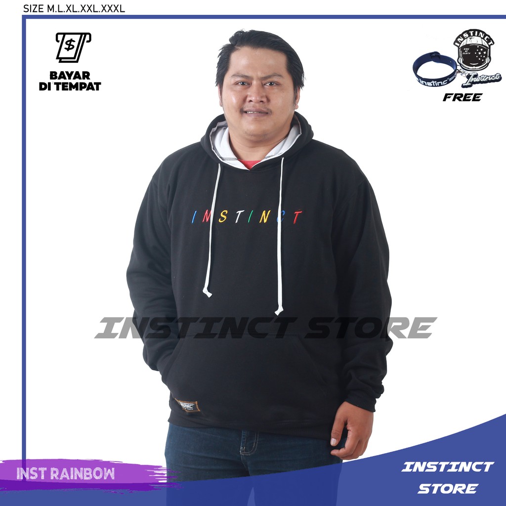 INSTINCT JAKET SWEATER HOODIE jumbo xxl xxxl