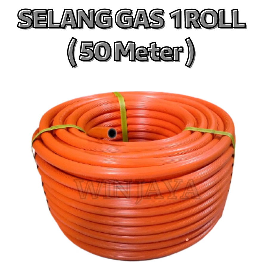 SELANG GAS 1 ROLL SELANG KOMPOR GAS 50 METER SELANG REGULATOR GAS LPG 1ROLL