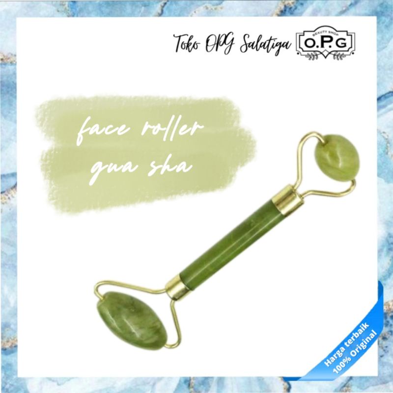 JADE ROLLER - Jade Roller - Gua Sha - Face Massager Jade Roller - Jade Roller untuk pijat, mengencan
