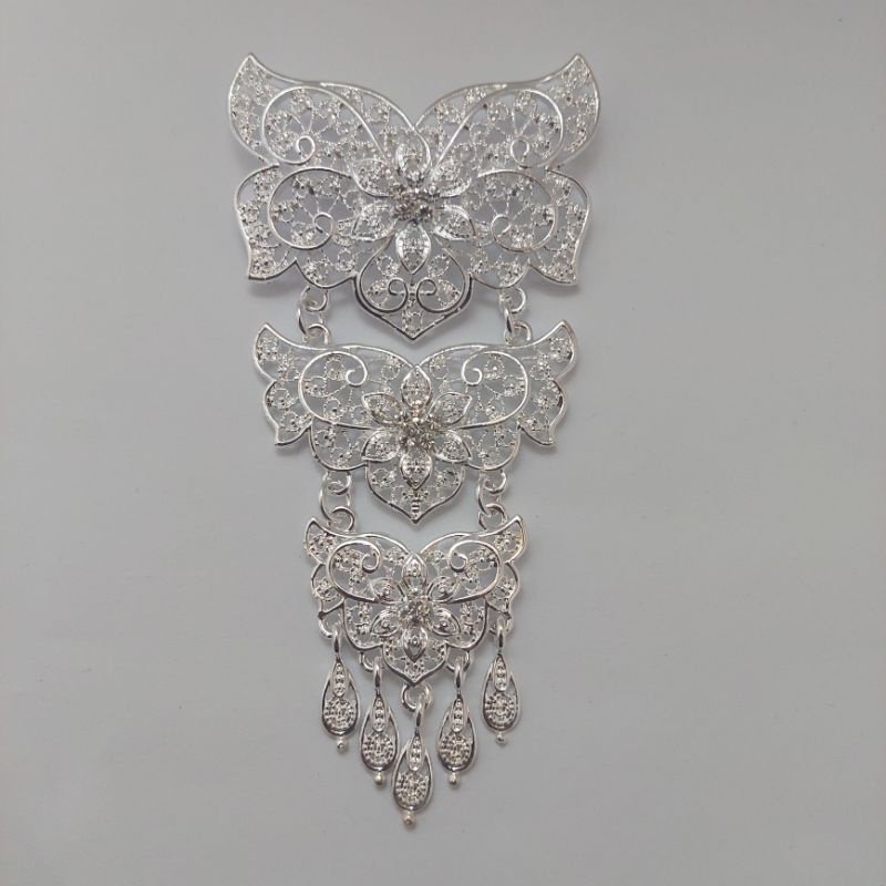 Bros kutubaru bros kebaya bros jurai bros murah-Motif 1 putih