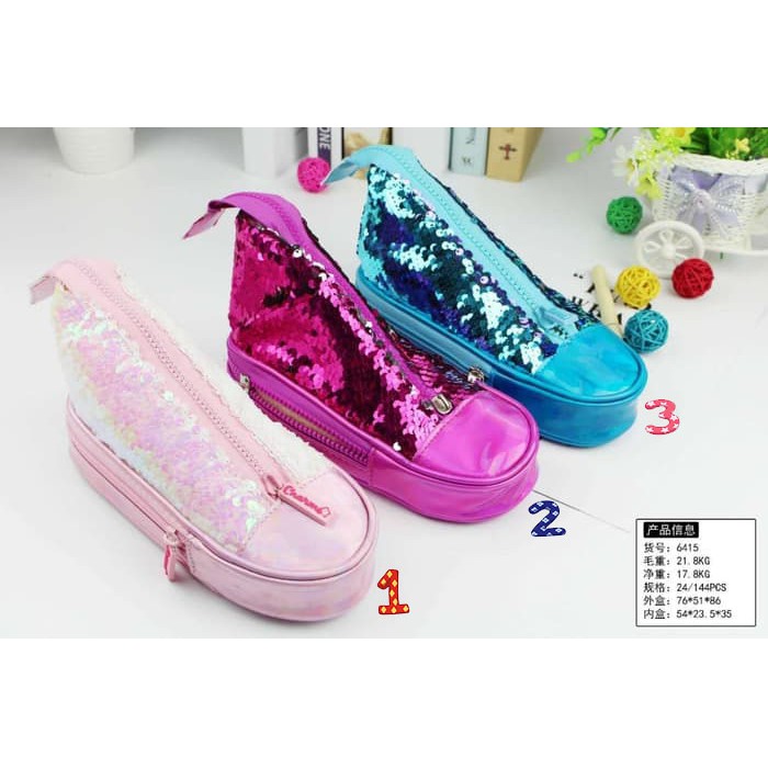 

Pencil Case Sequin Payet Manik Manik