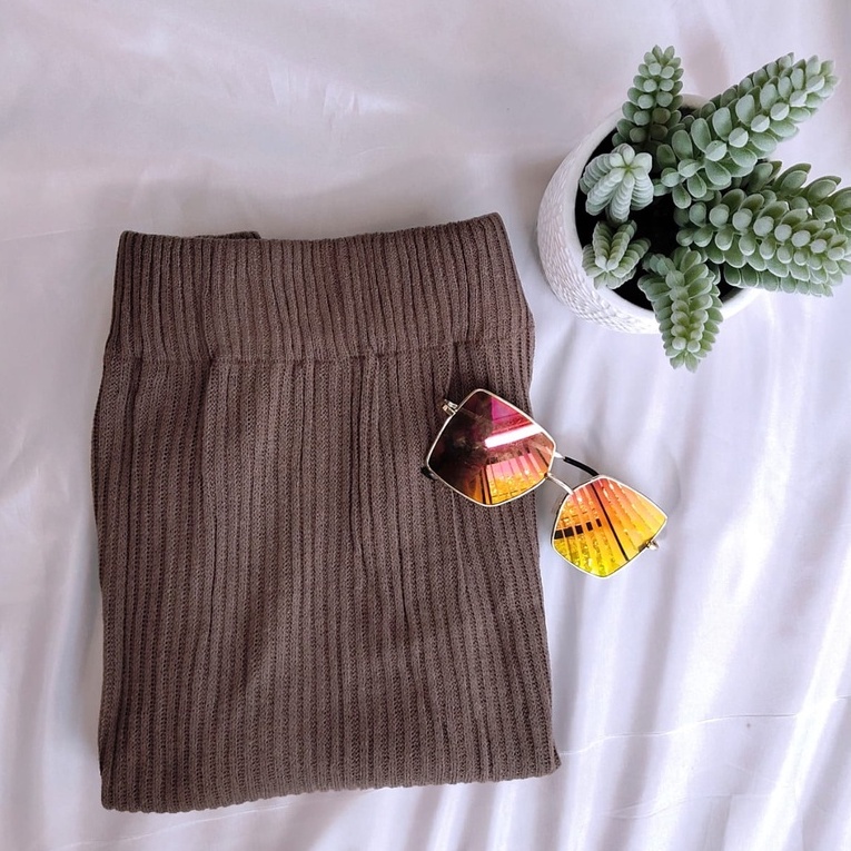 CoD - Rok Span Rajut Premium -Terlaris - Rok Panjang Wanita Terbaru - Rajut Long Skirt - Rok Panjang-Burgandy