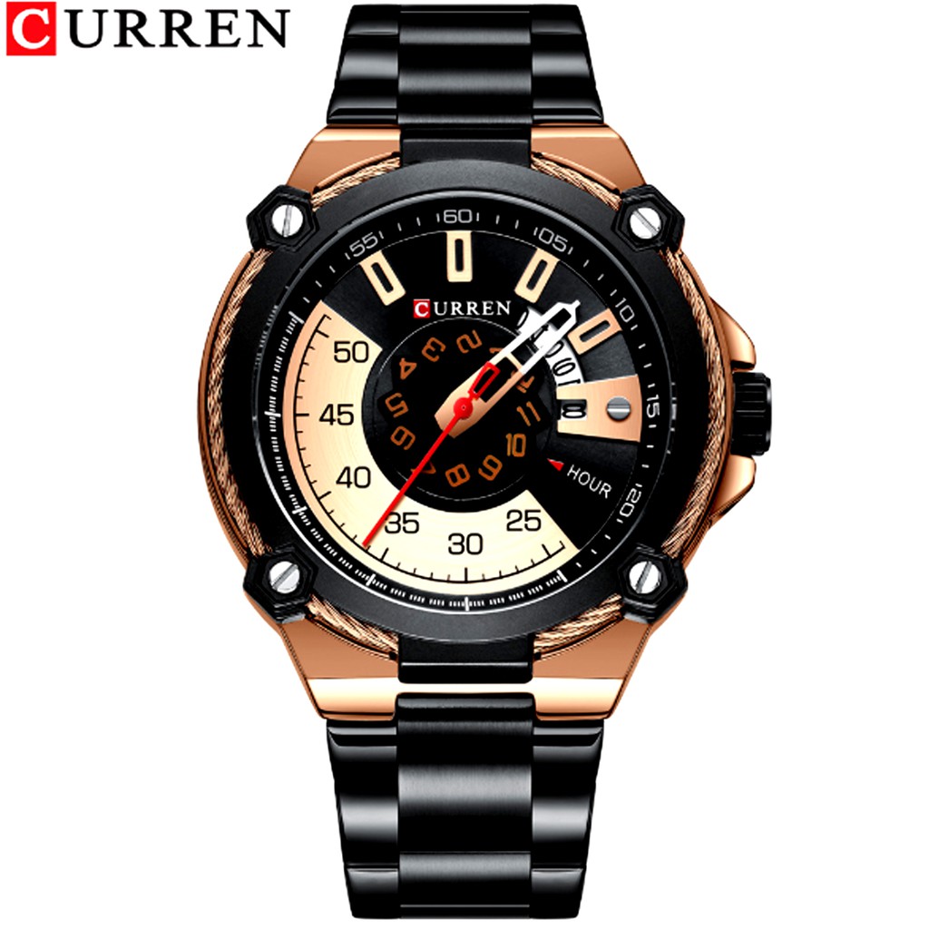 Jam Tangan Curren H9 Stainless Steel 100% Original Anti Air /Jam Tangan Fashion Mewah Untuk Pria Bisa Bayar Di Tempat