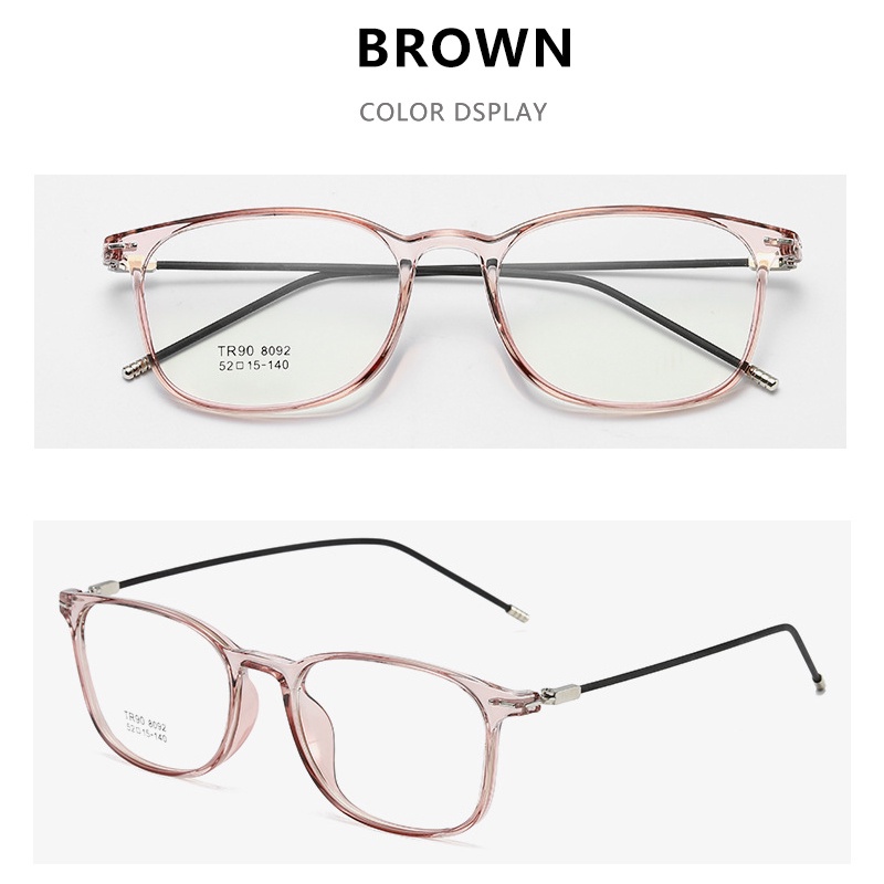 Kacamata Kelas Kelas Nearsighted 50 100 150 200 250 300 350 400 450 500 550 600 Untuk Pria Dan Wanita