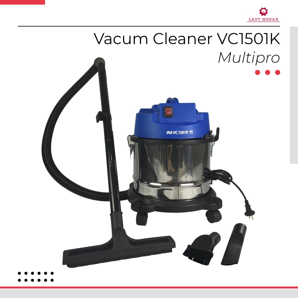 Mesin vacuum cleaner 3 in 1 Multipro VC 1501K YS // sedot debu penyedot debu vakum 15 Liter