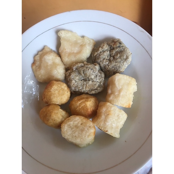 

pempek campur isi 10