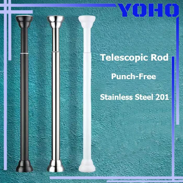 Almoa | Baju Fleksibel Lemari Tiang Pipa Hordeng Kamar Gawang Mandi Gorden READY STOK