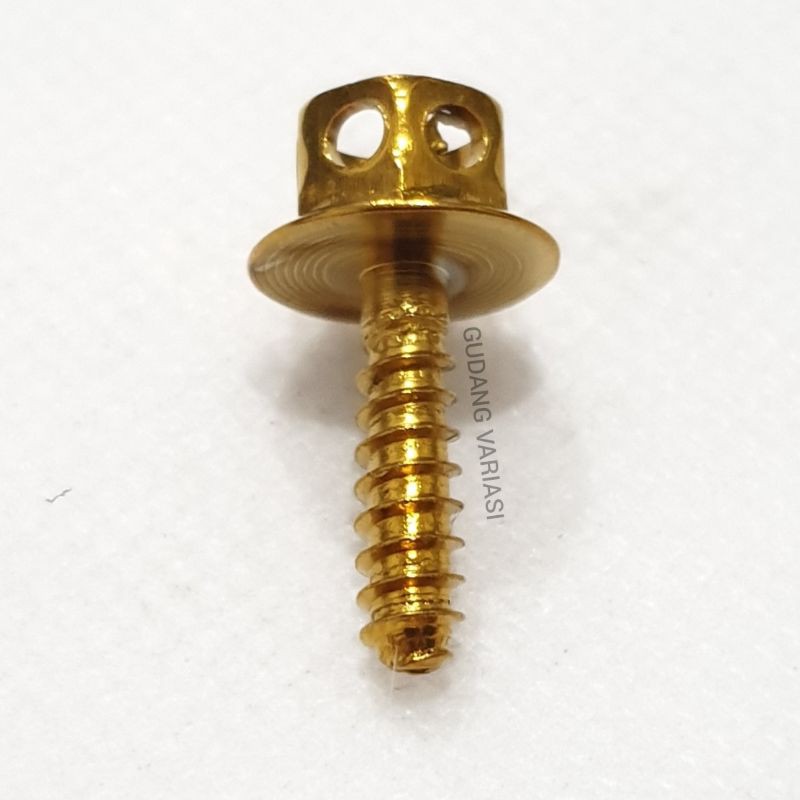 Baut probolt Body Honda beat scoopy vario Flower Gold Thailand 1 Pcs