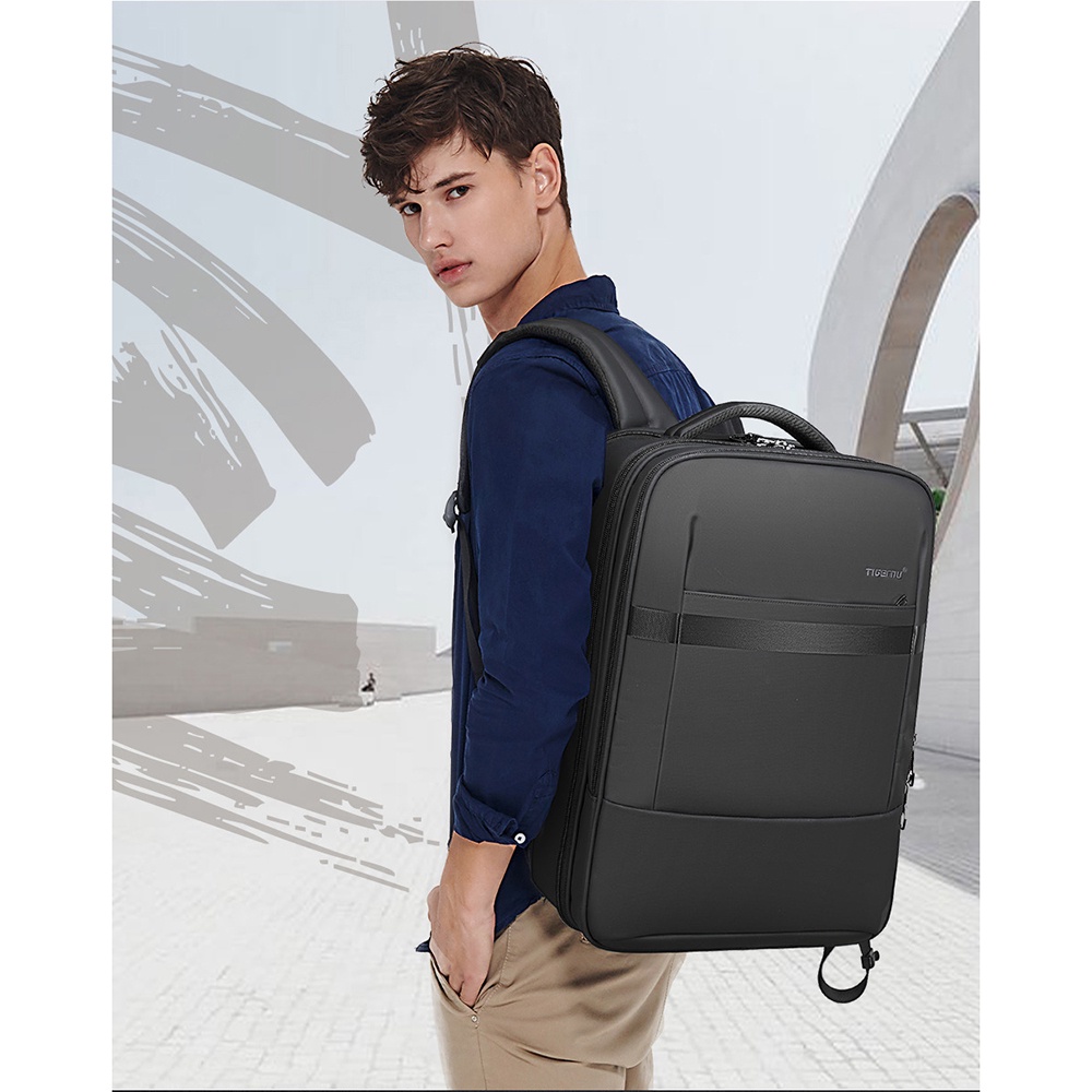 Tigernu Tas Ransel Laptop Travel Bisnis - T-B3982 - Black