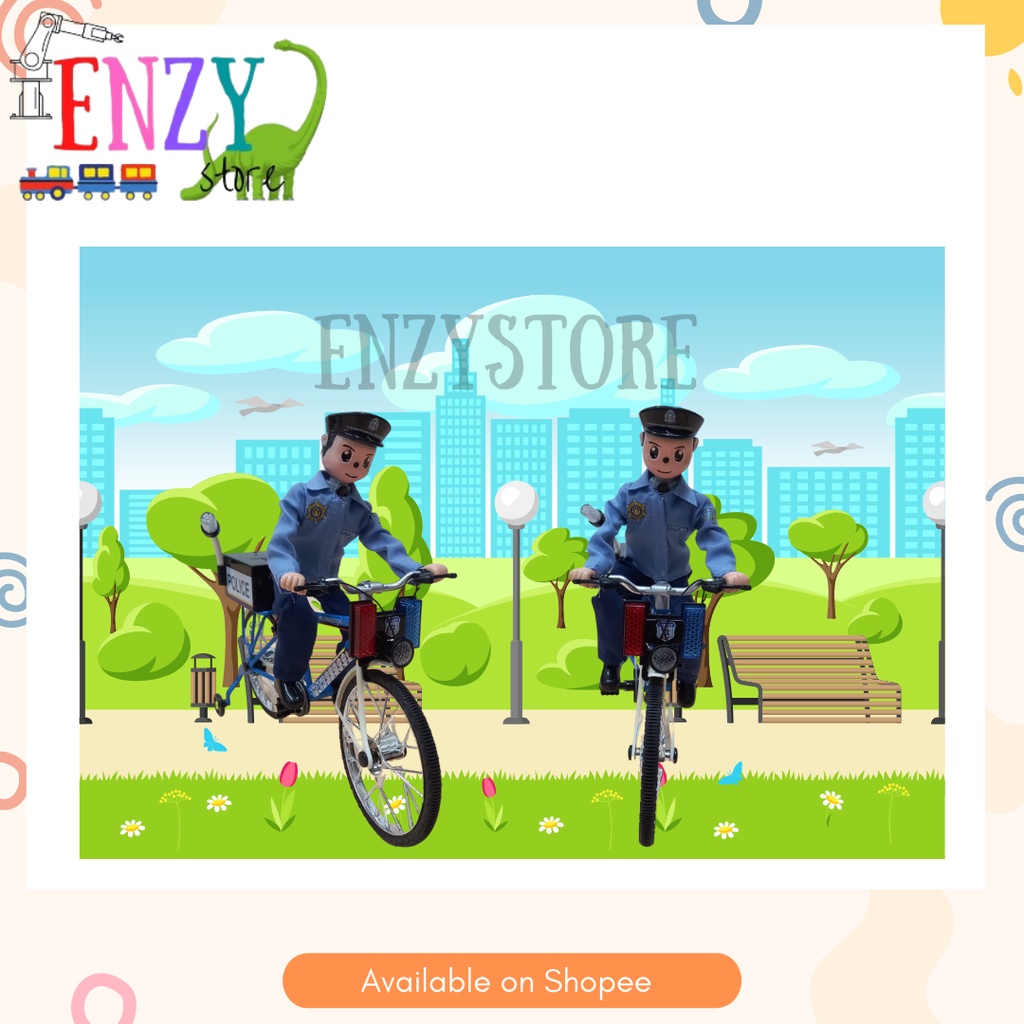 MAINAN ANAK DANCING BICYCLE POLICE / SEPEDA POLISI / SEPEDA BATERA