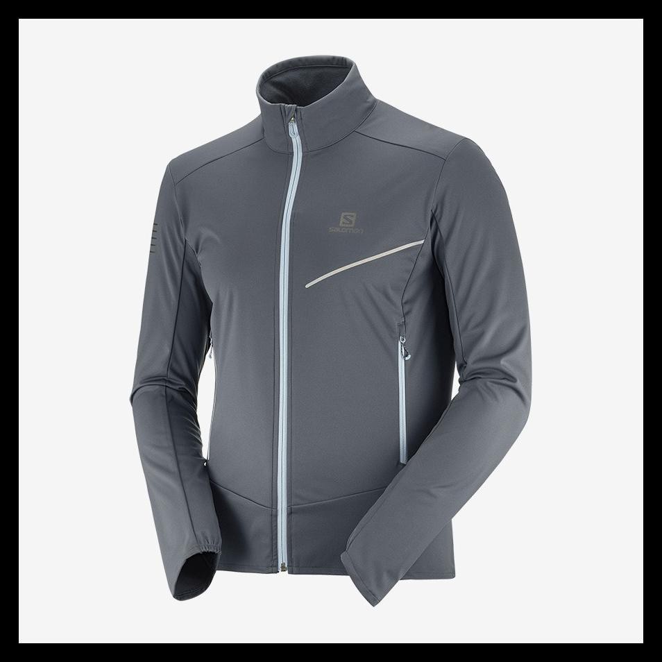 READY STOCK JAKET OUTDOOR RUNNING SALOMON MENS RS SOFTSHELL JACKET ORIGINAL