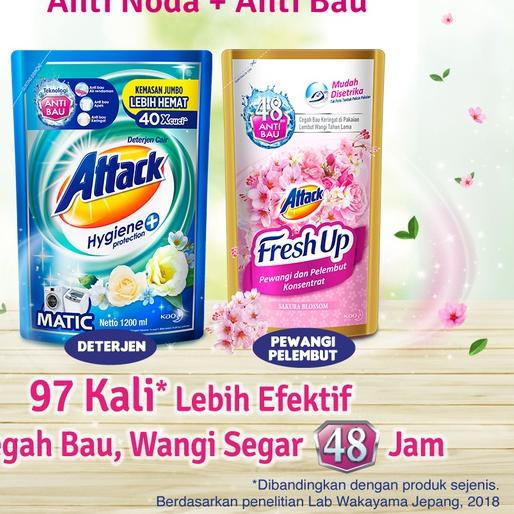 ➫ ATTACK FRESH UP SAKURA BLOSSOM 680ML - 2 pcs ✷
