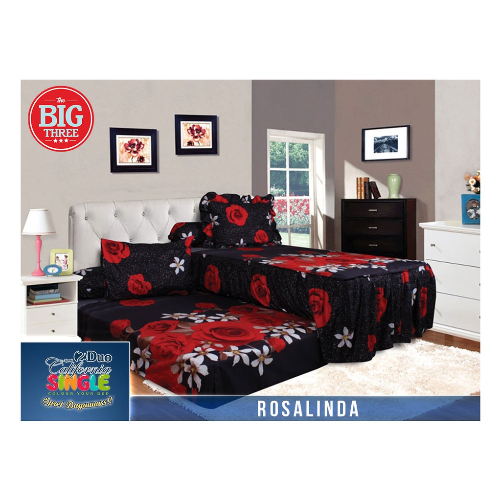  Sprei  CALIFORNIA  2in1 motif  ROSALINDA DUO SORONG 120x200 