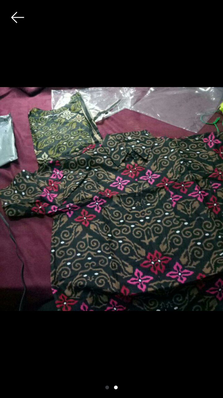 Maura Couple - Sania Ruffle Batik Couple Ori Ndoro Jowi Dnt Garansi Termurah Shopee -