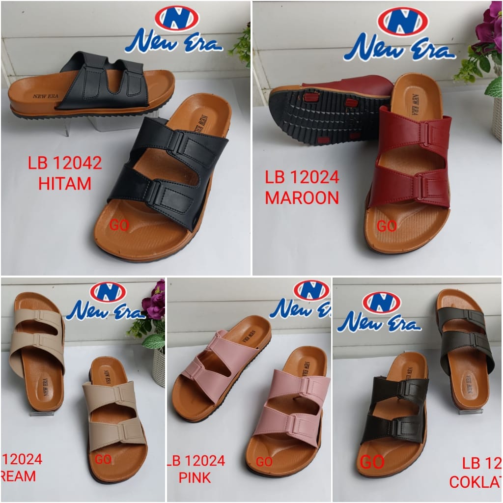 sogo NEW ERA LB 12042 Sandal Karet Wanita Slop Sandal Jelly Wanita Casual Sendal Karet Selop Ban Dua Terbaru